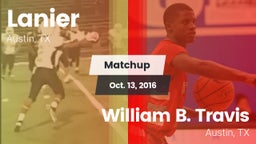 Matchup: Lanier vs. William B. Travis  2016