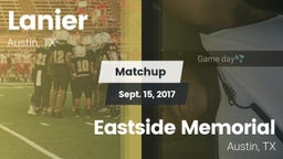 Matchup: Lanier vs. Eastside Memorial  2017