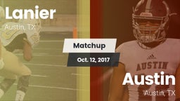 Matchup: Lanier vs. Austin  2017