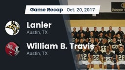 Recap: Lanier  vs. William B. Travis  2017