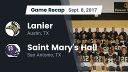 Recap: Lanier  vs. Saint Mary's Hall  2017