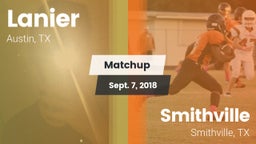 Matchup: Lanier vs. Smithville  2018