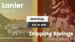 Matchup: Lanier vs. Dripping Springs  2018