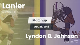 Matchup: Lanier vs. Lyndon B. Johnson  2018