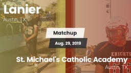 Matchup: Lanier vs. St. Michael's Catholic Academy 2019