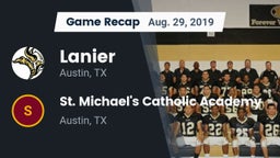 Recap: Lanier  vs. St. Michael's Catholic Academy 2019