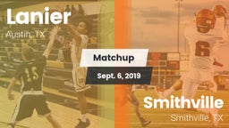 Matchup: Lanier vs. Smithville  2019