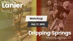 Matchup: Lanier vs. Dripping Springs  2019