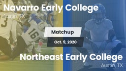 Matchup: Navarro vs. Northeast Early College  2020