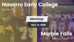 Matchup: Navarro vs. Marble Falls  2020