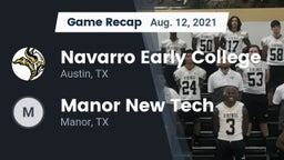 Recap: Navarro Early College  vs. Manor New Tech 2021