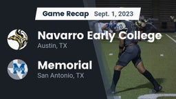 Recap: Navarro Early College  vs. Memorial  2023