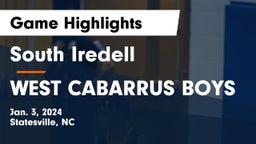 South Iredell  vs WEST CABARRUS  BOYS Game Highlights - Jan. 3, 2024