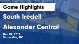 South Iredell  vs Alexander Central Game Highlights - Dec 09, 2016