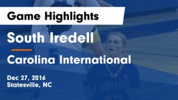 South Iredell  vs Carolina International Game Highlights - Dec 27, 2016