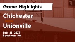 Chichester  vs Unionville  Game Highlights - Feb. 25, 2023