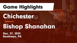 Chichester  vs Bishop Shanahan  Game Highlights - Dec. 27, 2023