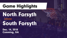 North Forsyth  vs South Forsyth  Game Highlights - Dec. 14, 2018
