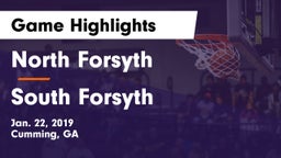 North Forsyth  vs South Forsyth  Game Highlights - Jan. 22, 2019
