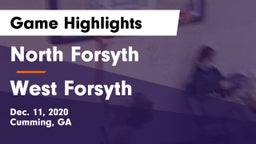North Forsyth  vs West Forsyth  Game Highlights - Dec. 11, 2020