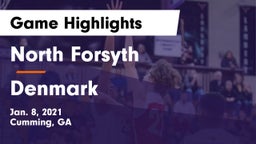 North Forsyth  vs Denmark  Game Highlights - Jan. 8, 2021