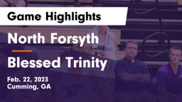 North Forsyth  vs Blessed Trinity  Game Highlights - Feb. 22, 2023