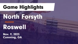 North Forsyth  vs Roswell  Game Highlights - Nov. 9, 2023