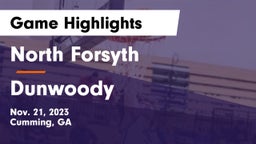 North Forsyth  vs Dunwoody  Game Highlights - Nov. 21, 2023