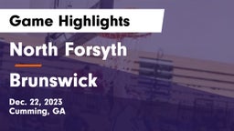 North Forsyth  vs Brunswick  Game Highlights - Dec. 22, 2023