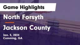 North Forsyth  vs Jackson County  Game Highlights - Jan. 5, 2024