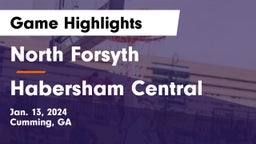 North Forsyth  vs Habersham Central Game Highlights - Jan. 13, 2024