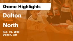 Dalton  vs North  Game Highlights - Feb. 22, 2019