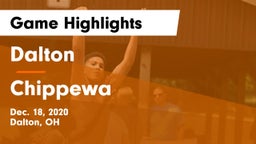 Dalton  vs Chippewa  Game Highlights - Dec. 18, 2020