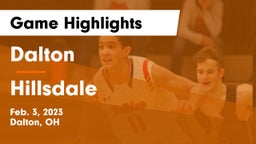 Dalton  vs Hillsdale  Game Highlights - Feb. 3, 2023