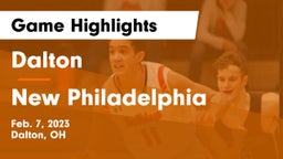 Dalton  vs New Philadelphia  Game Highlights - Feb. 7, 2023