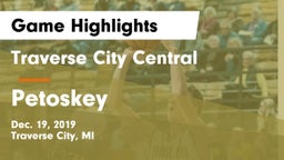 Traverse City Central  vs Petoskey  Game Highlights - Dec. 19, 2019