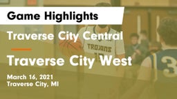 Traverse City Central  vs Traverse City West  Game Highlights - March 16, 2021