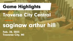 Traverse City Central  vs saginaw arthur hill Game Highlights - Feb. 28, 2023