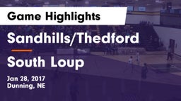 Sandhills/Thedford vs South Loup  Game Highlights - Jan 28, 2017