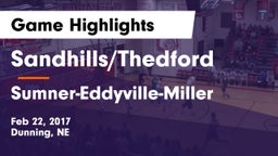 Sandhills/Thedford vs Sumner-Eddyville-Miller Game Highlights - Feb 22, 2017