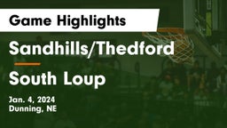 Sandhills/Thedford vs South Loup Game Highlights - Jan. 4, 2024