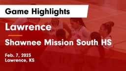 Lawrence  vs Shawnee Mission South HS Game Highlights - Feb. 7, 2023