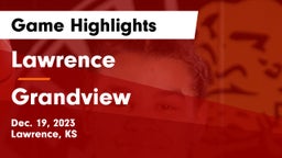 Lawrence  vs Grandview  Game Highlights - Dec. 19, 2023