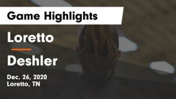 Loretto  vs Deshler Game Highlights - Dec. 26, 2020