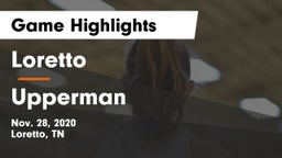 Loretto  vs Upperman  Game Highlights - Nov. 28, 2020