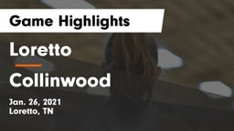 Loretto  vs Collinwood Game Highlights - Jan. 26, 2021