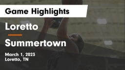Loretto  vs Summertown  Game Highlights - March 1, 2023