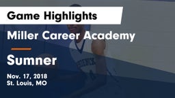 Miller Career Academy  vs Sumner  Game Highlights - Nov. 17, 2018