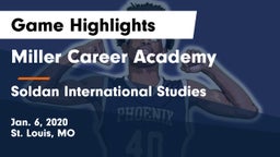 Miller Career Academy  vs Soldan International Studies  Game Highlights - Jan. 6, 2020