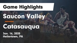 Saucon Valley  vs Catasauqua  Game Highlights - Jan. 16, 2020